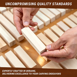 Blocchi di <span class=keywords><strong>Legno</strong></span> di <span class=keywords><strong>Tiglio</strong></span> Non Finiti <span class=keywords><strong>per</strong></span> Intaglio, Cubi di <span class=keywords><strong>Legno</strong></span> Morbido Facili da Tagliare, <span class=keywords><strong>per</strong></span> Hobby Fai-da-Te, Scuole d'Arte, <span class=keywords><strong>Scultura</strong></span> in <span class=keywords><strong>Legno</strong></span>, Regalo - Product Image 4