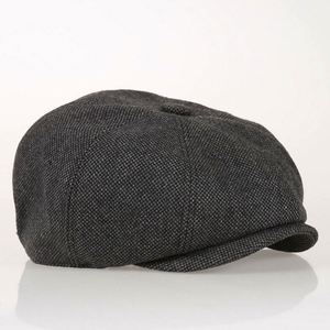 Spring Fall Autumn Winter Beret Gatsby <b>Flat</b> <b>Cap</b> Hat Western Retro Fashion Street European Trend Woman <b>Men</b> Newsboy Hat - Product Image 5