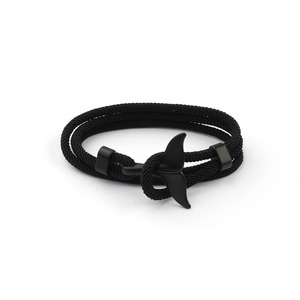 <span class=keywords><strong>Milan</strong></span> Line Ocean Series Anchor Style Whale Tail Bracelet Pulseras con dijes bohemios para parejas Idea de regalo roja - Product Image 5
