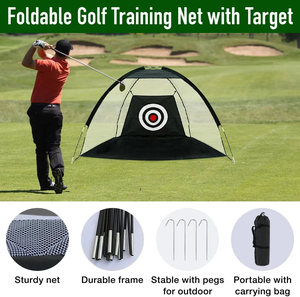 Custom Logo High Quality Wholesale Portable Golf Practice <b>Net</b> Anti Rebound Swing Hitting <b>Net</b> Indoor Outdoor Training Equipment - Product Image 3