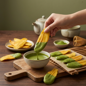 Mango deshidratado con matcha, duración de vida útil de 12 meses, estándar de exportación OEM B2B, precio competitivo, venta al por mayor o al por menor - Product Image 6