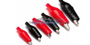 Red Black Small Medium Large Crocodile Clip Sheath Clip Test Clip Power Clip - Product Image 3