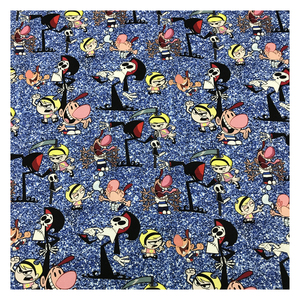Outlet di Fabbrica: Borsa per Camicia Popolare con Design Cartoon Mandy e Billy, in Tessuto di Cotone Trapuntato Traspirante, Popeline Ecologico a Filo Fine - Product Image 5