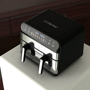 8L 9L 10L 12L Family Capacity Air Fryer Smart Kitchen Cooking Appliance Digital <b>Control</b> Fryers Double Basket Double Basket Air F - Product Image 6