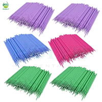 Écouvillon dentaire en plastique Micro brosse pour les yeux baguette de cils brosse bâton outil d'extension adhésif marque OEM fabriqué au Henan