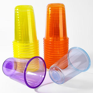Gobelets en plastique jetables colorés personnalisés en forme de <span class=keywords><strong>U</strong></span>, gobelets à boba en plastique, coupes à boba, adaptés aux services de restauration et aux fêtes - Product Image 6