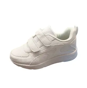 Fashionable casual shoes kids girl white children leather breathable sneakers for children