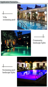 HOTOOK Montaje superficie 12v 24v Multicolor rgb blanco azul foco albercas piscinas sumergible Luz lampara led alberca - Product Image 6