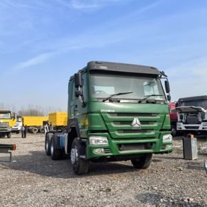 รถบรรทุกหนัก 6x4 8 ล้อ 351-450 แรงม้า รับน้ำหนัก 21-30 ตัน เกียร์ธรรมดา เครื่องยนต์ดีเซล Weichai รถหัวลาก HOWO รถบรรทุก SINOTRUK - Product Image 3