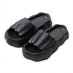Sandalias de Mujer con Punta Abierta para Exteriores, Suela Gruesa, Cómodas, Antideslizantes, Transpirables, Ligeras, con Diseño Sólido y Moderno - Product Image 2
