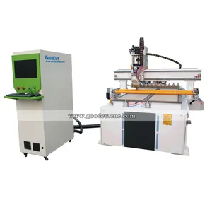 automatic tool change linear rail ball screw cnc router machine for furniture woodworking acrylic wood