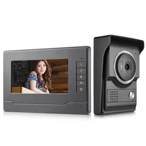 ABE, superventas, sistema de timbre de vídeo de 7 pulgadas, commax videoportero, kit de cámara de alta definición, compatible con monitoreo de desbloqueo