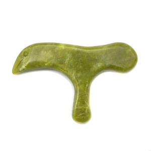 Herramientas de masaje de acupuntura corporal Jade Guasha Xiuyan raspador para acupresión <span class=keywords><strong>shiatsu</strong></span> reflexología tailandés y terapias de meridianos Gua Sha - Product Image 1