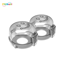 Probebi Penutup Tombol Gas Dapur dengan Logo Kustom Probebi, Pengaman Kompor PC untuk Bayi, Kunci Pengaman Oven, Produsen OEM/ODM