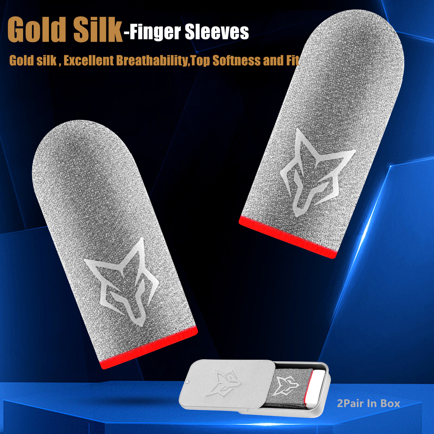 Sarafox V5 Fiberglass Finger Sleeves For Mobile Gaming