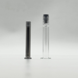 OEM Ready 2.25ml Borosilicate <b>Glass</b> Cosmetic Syringe | Metal Plunger No Needle Custom Color/Logo Eco-Friendly Sterile <b>Packaging</b> - Product Image 2