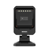 Henex H2210 2d pemindai kode batang, mesin penagihan pemindai kode batang otomatis 360 atas meja