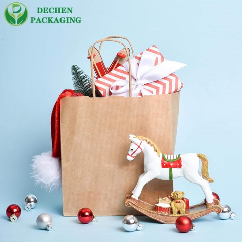 Colorful Paper Bags With Handles In Bulk