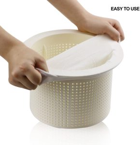 Lot de 30 chaussettes <span class=keywords><strong>pour</strong></span> écumoire de piscine - Filtres <span class=keywords><strong>pour</strong></span> paniers et écumoires, nettoie les débris et les feuilles <span class=keywords><strong>pour</strong></span> les piscines enterrées et hors sol - Product Image 6