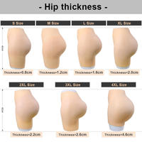 Panties en Silicone Gainantes Grande Taille pour Femme Africaine, Rembourrage Fessier en Silicone Complet Rehaussant les Hanches et Galbant le Corps, Fabrication OEM/ODM