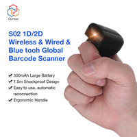 S02 Mini Escáner Inalámbrico USB con Interfaz Bluetooth, Lector de Códigos QR y Códigos de Barras, Escáner Portátil de Papel Tamaño A4