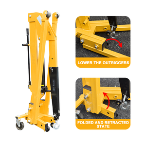 Sove đơn giản nâng cần cẩu khung nhỏ di động cantilever xoay hàng hóa xử lý cho nhà sử dụng Điều kiện Mới động cơ thành phần cốt lõi - Product Image 4