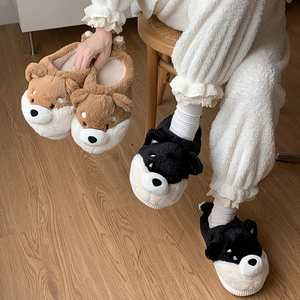 Cute Cartoon <strong>Dog</strong> Design Novelty Plush Warm Non-slip Platform Fluffy Winter House <strong>Slippers</strong> <strong>for</strong> Women - Product Image 6
