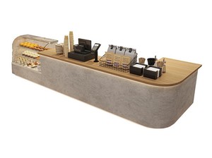 Bancone Bar in legno bancone Bar Bar ristorante moderno Bubble Tea Shop set <span class=keywords><strong>Design</strong></span> del <span class=keywords><strong>negozio</strong></span> di prodotti - Product Image 4