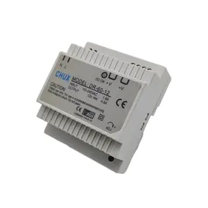 CHUX 220V Ac 12v Dc 60w Din Rail Type Switching Power Supply DR60W For Industry Automation