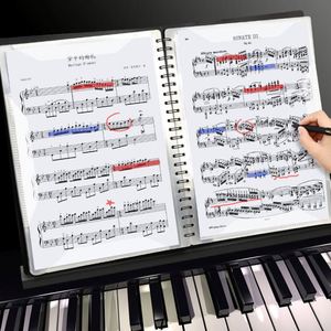 Entrega Rápida, Libro de Datos A4 de Plástico para Negocios, Creativo, Multicapa, 40/60 Páginas, Impresión Serigráfica, para Estudiantes, Profesores, Música, Piano - Product Image 6