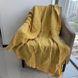 Waffle Plaid Cotton Sofa <strong>Throw</strong> Blanket Air Condition Summer <strong>Quilt</strong> Blankets <strong>for</strong> <strong>Beds</strong> Soft Home <strong>Bed</strong> Cover Sheet Bedspreads - Product Image 5