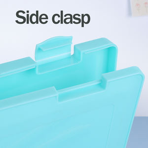 Cartella <span class=keywords><strong>portadocumenti</strong></span> in plastica trasparente durevole moderna <span class=keywords><strong>scrivania</strong></span> direzionale fornitura scatola di carta A4 <span class=keywords><strong>portadocumenti</strong></span> A4 custodia personalizzata - Product Image 5