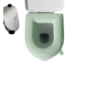Toilet Seat Cover <b>Sponge</b> Waterproof Portable With <b>Handle</b> For All Seasons - Product Image 3