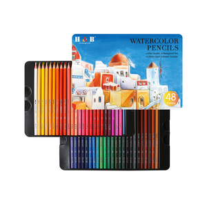 Juego de <span class=keywords><strong>48</strong></span> lápices de colores profesionales a base de agua para colorear, mezclar y combinar capas - Product Image 2