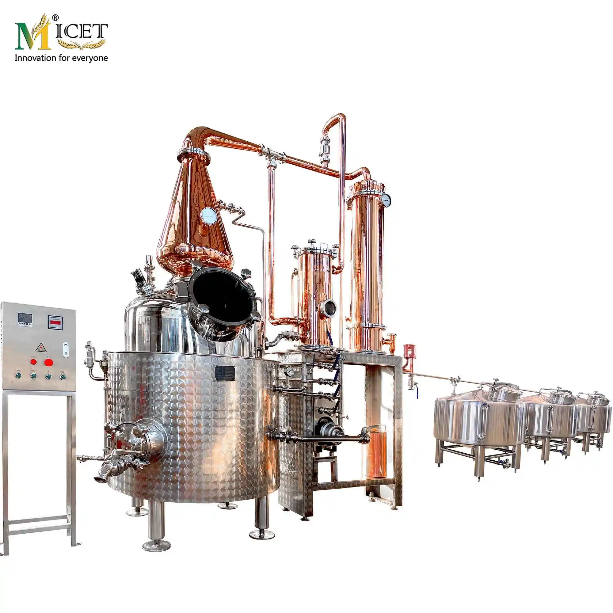 400L Copper Distiller Micro Distilling Equipment moonshine alcohol distiller