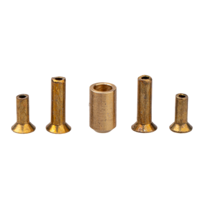 Fabricant chinois de rivets tubulaires en laiton personnalisés, rivets pleins à tête plate et ronde - Product Image 1
