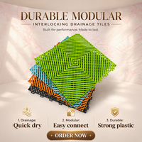 Dalles 3D brevetées modernes pour sol de garage, tapis pour lavage de voitures, entrepôt, salle de sport extérieure, cour – Dalles écologiques, imperméables et antidérapantes