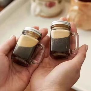 ขวดแก้วขนาดเล็กแบบปิดสนิท450มล. แผ่นไฟใสที่จับถ้วยกาแฟเข้มข้น - Product Image 5