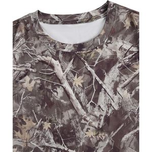 Camiseta de Camuflaje para Hombre FOXA, Camiseta de Caza de Manga Corta, Transpirable, de Poliéster, con Diseño Gráfico - Product Image 3