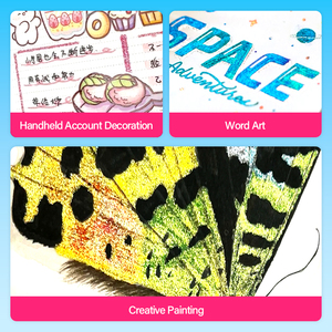 <span class=keywords><strong>Pennarelli</strong></span> Glitterati a Basso MOQ, Permanenti ed Ecologici, Metallici e Brillanti con Punta Fine per Arte Fai-da-Te - Product Image 6