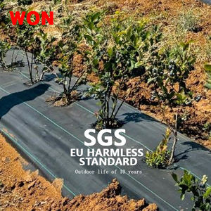 Çevre dostu ot örtüsü beyaz zemin kapak bahçe Anti-UV ot bariyer dokuması kontrol tarım çiftlik için peyzaj kumaş kazandı - Product Image 5