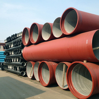 Tuyau d'eau en fonte ductile C25 C30 C40 avec revêtement en polyuréthane pour la décharge de saumure des usines de dessalement – Produit phare