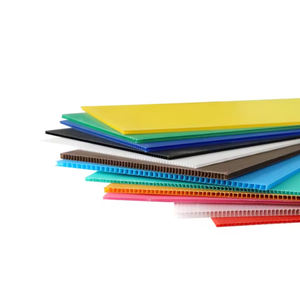 Blanc Blanc 18X24 PP Tôle Ondulée <span class=keywords><strong>En</strong></span> <span class=keywords><strong>Gros</strong></span> Coreflute <span class=keywords><strong>Coroplast</strong></span> Signe - Product Image 1