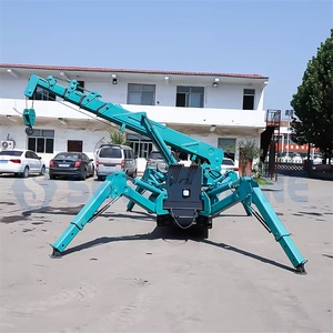 Various Mechanical Equipment Mini Lifting Mobile Crawler Spider Hydraulic Cranes with <b>Suction</b> Telescopic 3-8 Ton Capacity for - Product Image 2