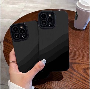 Changement progressif noir impression TPU cuir artificiel housse de téléphone portable pour <span class=keywords><strong>Iphone</strong></span> 7 <span class=keywords><strong>8</strong></span> X Xr Xs 11 12 13 14 15 16 17 Pro Max - Product Image 2