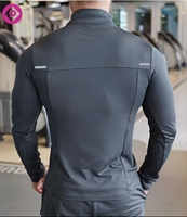 Vêtements de sport personnalisés avec logo, vêtements de sport pour hommes, sweat-shirts à fermeture éclair, t-shirts de course, hauts de sport à manches longues, hauts de compression serrés pour la salle de sport