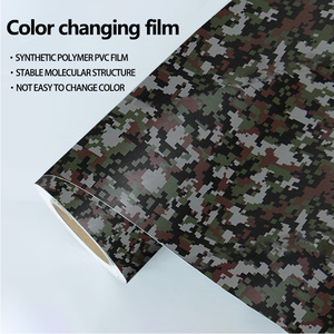 כהה ירוק הסוואה רכב לעטוף ויניל בועת משלוח PVC סרט עמיד למים הסוואה רכב ויניל גלישה לרכב אופנוע - Product Image 4