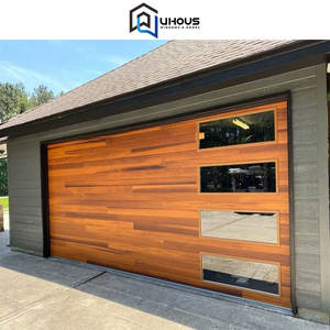 Volets latéraux 12x8 en acier couleur voiture design industriel <span class=keywords><strong>sécurité</strong></span> finie rouleau roulant en verre inclinable pour <span class=keywords><strong>porte</strong></span> <span class=keywords><strong>de</strong></span> <span class=keywords><strong>garage</strong></span> extérieure - Product Image 1