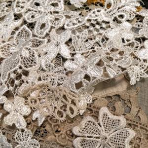 Passamanerie e Ricami in Pizzo Francese per Distributori - Accessori Vintage in Pizzo Antico Tessuto Ricamato Sostenibile - Product Image 2