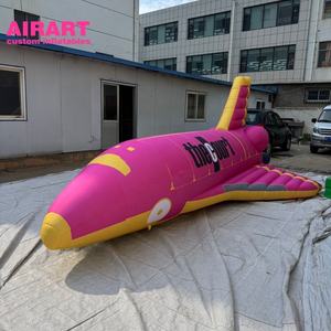 Globo de avión inflable de 6m de largo, modelo de avión inflable para exposición de actividades de ciencia y tecnología - Product Image 5